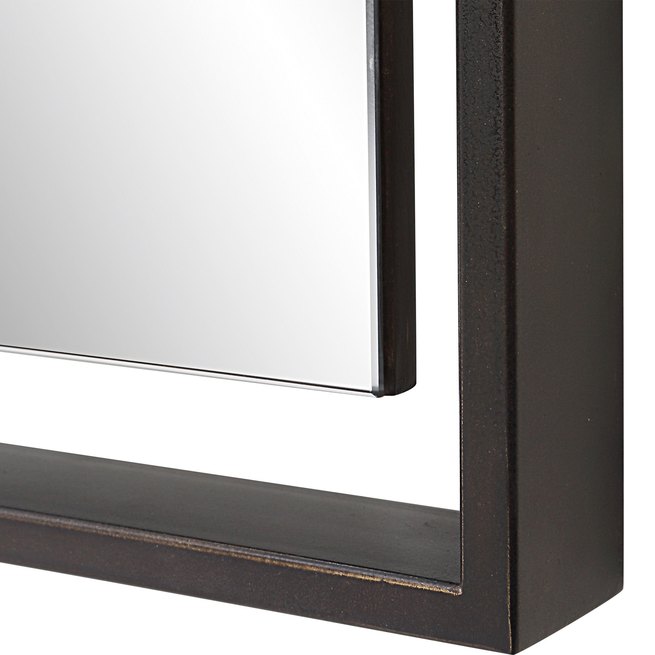 Egon Rectangular Bronze Mirror by Uttermost