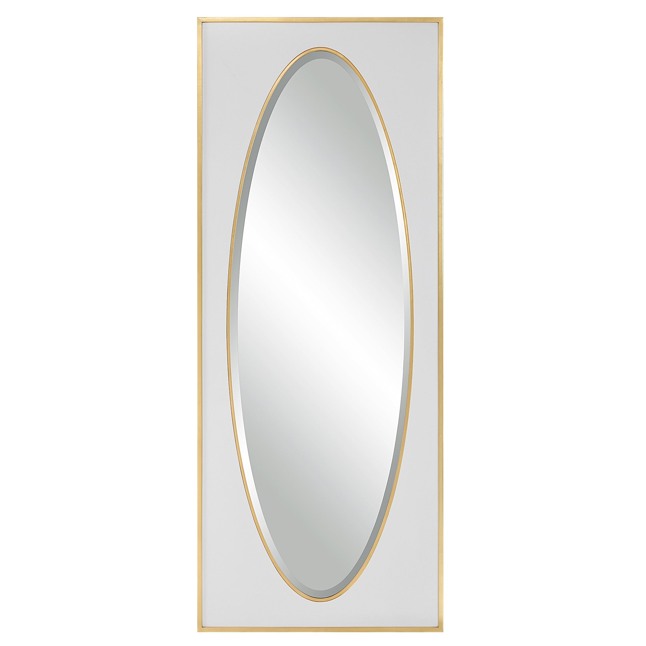 Danbury Full Length Mirror in White by Uttermost