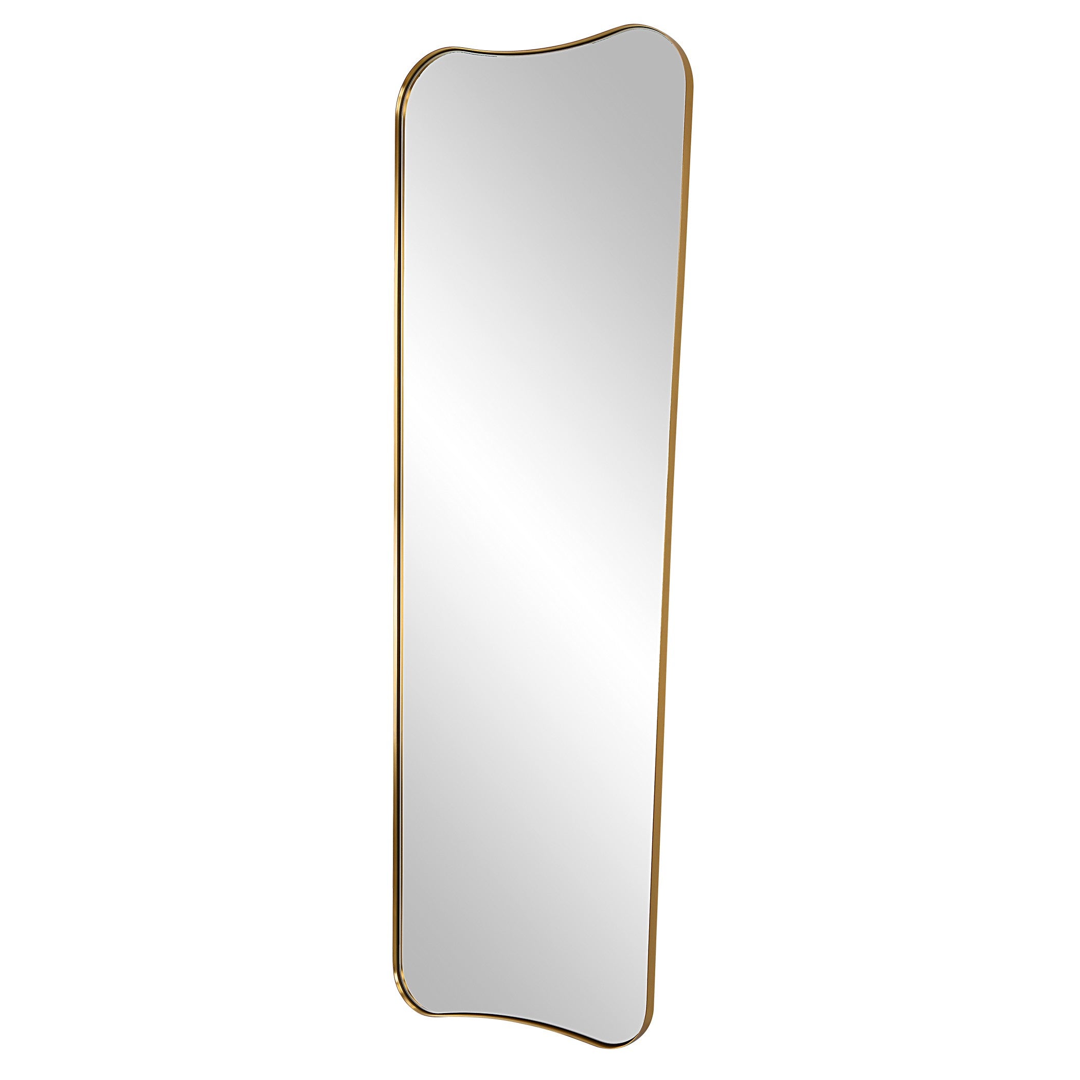 Belvoir Large Antique Brass Mirror by Uttermost