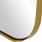 Belvoir Large Antique Brass Mirror by Uttermost