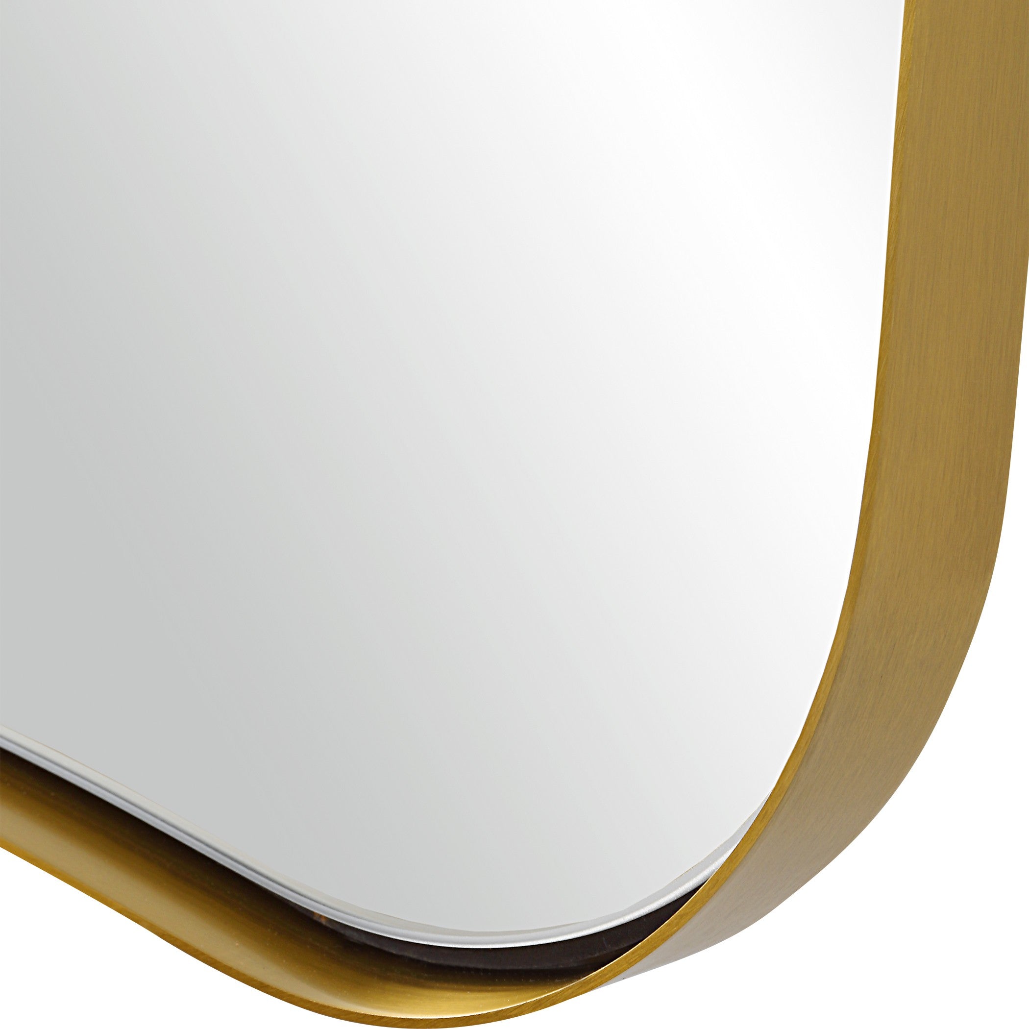 Belvoir Large Antique Brass Mirror by Uttermost