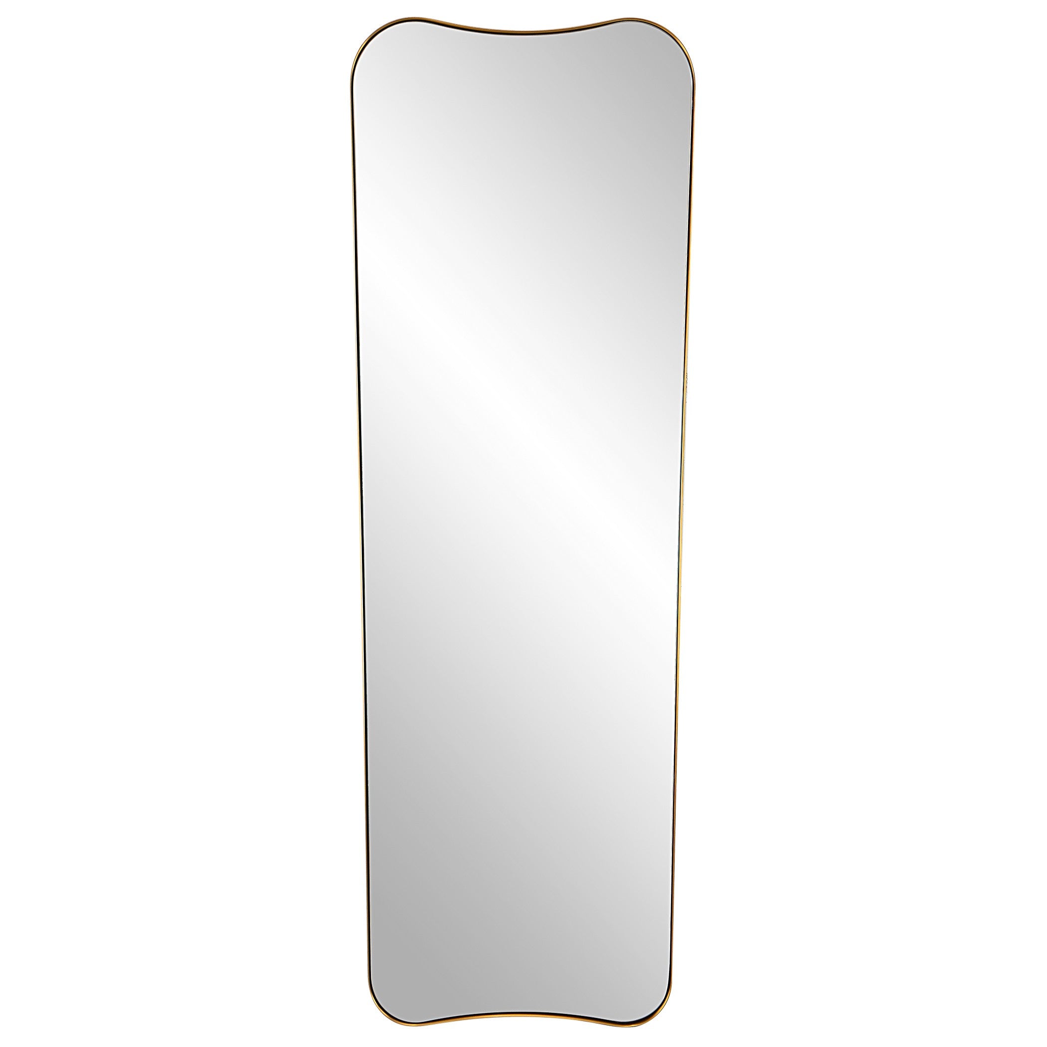 Belvoir Large Antique Brass Mirror by Uttermost