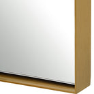 Crosley Antique Brass Arch Mirror by Uttermost