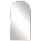 Crosley Antique Brass Arch Mirror by Uttermost