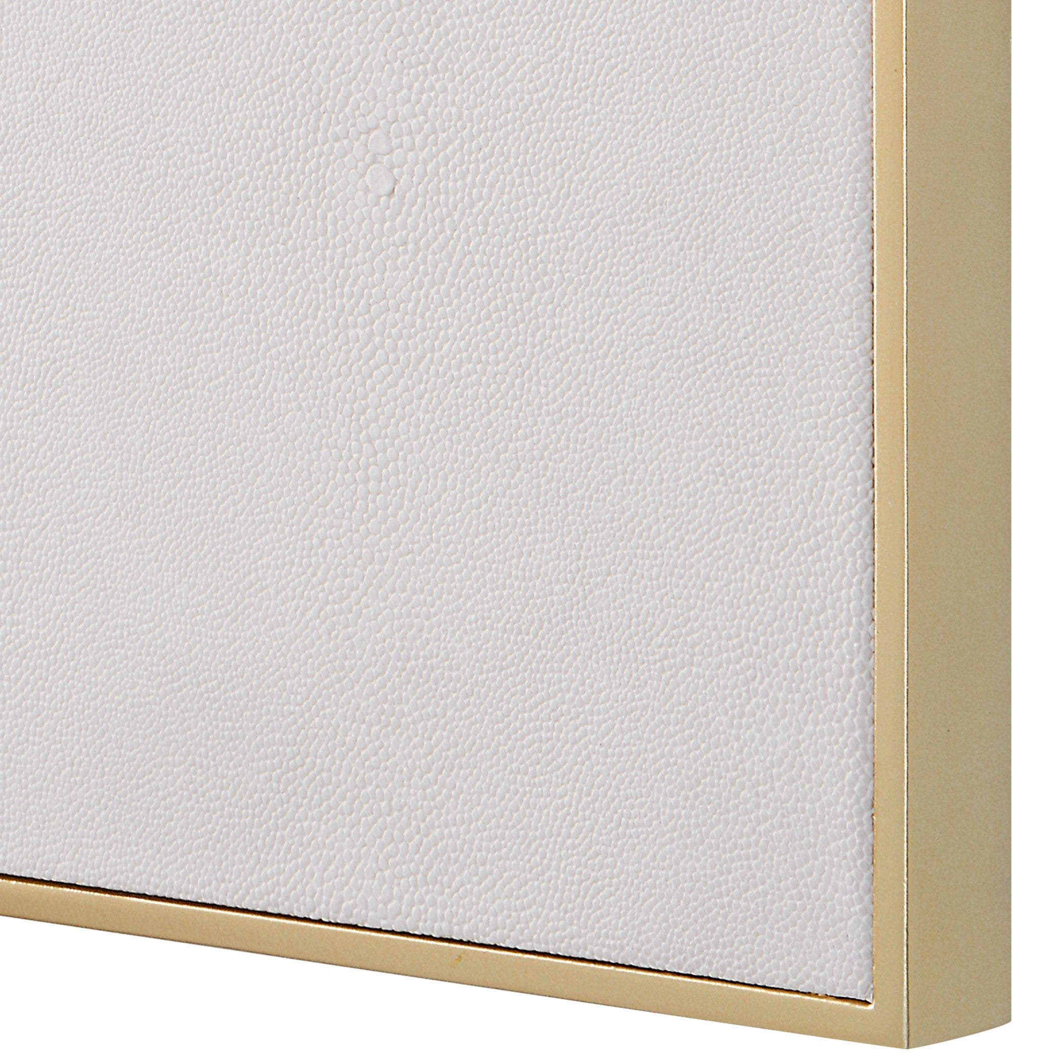Cyprus White Square Mirror by Uttermost