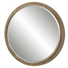 Paradise Round Rattan Mirror by Uttermost