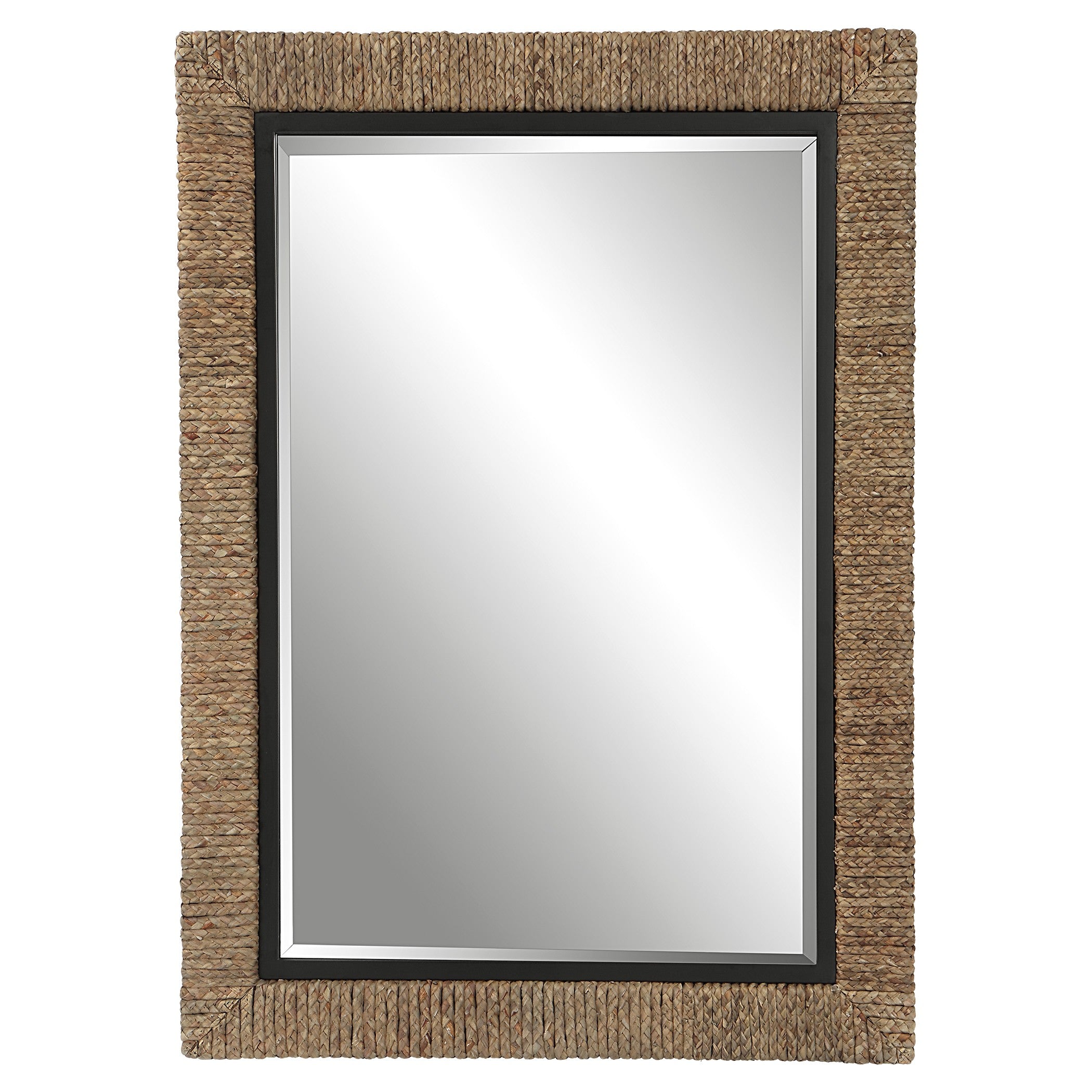 Island Braided Straw Mirror by Uttermost