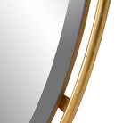 Canillo Gold Round Mirror by Uttermost