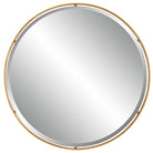 Canillo Gold Round Mirror by Uttermost