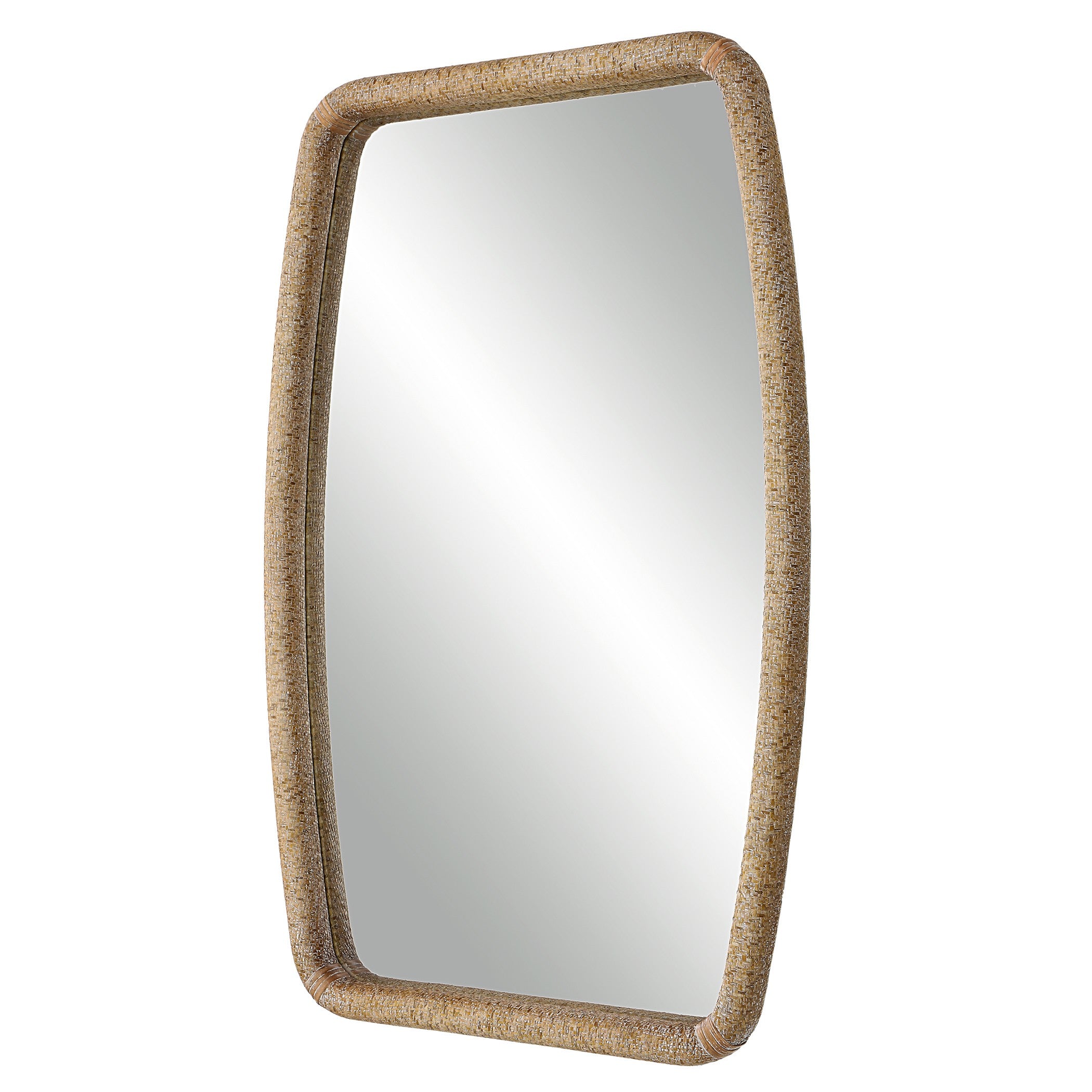 Tiki Rattan Mirror by Uttermost