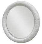 Mariner White Round Mirror by Uttermost