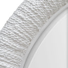 Mariner White Round Mirror by Uttermost