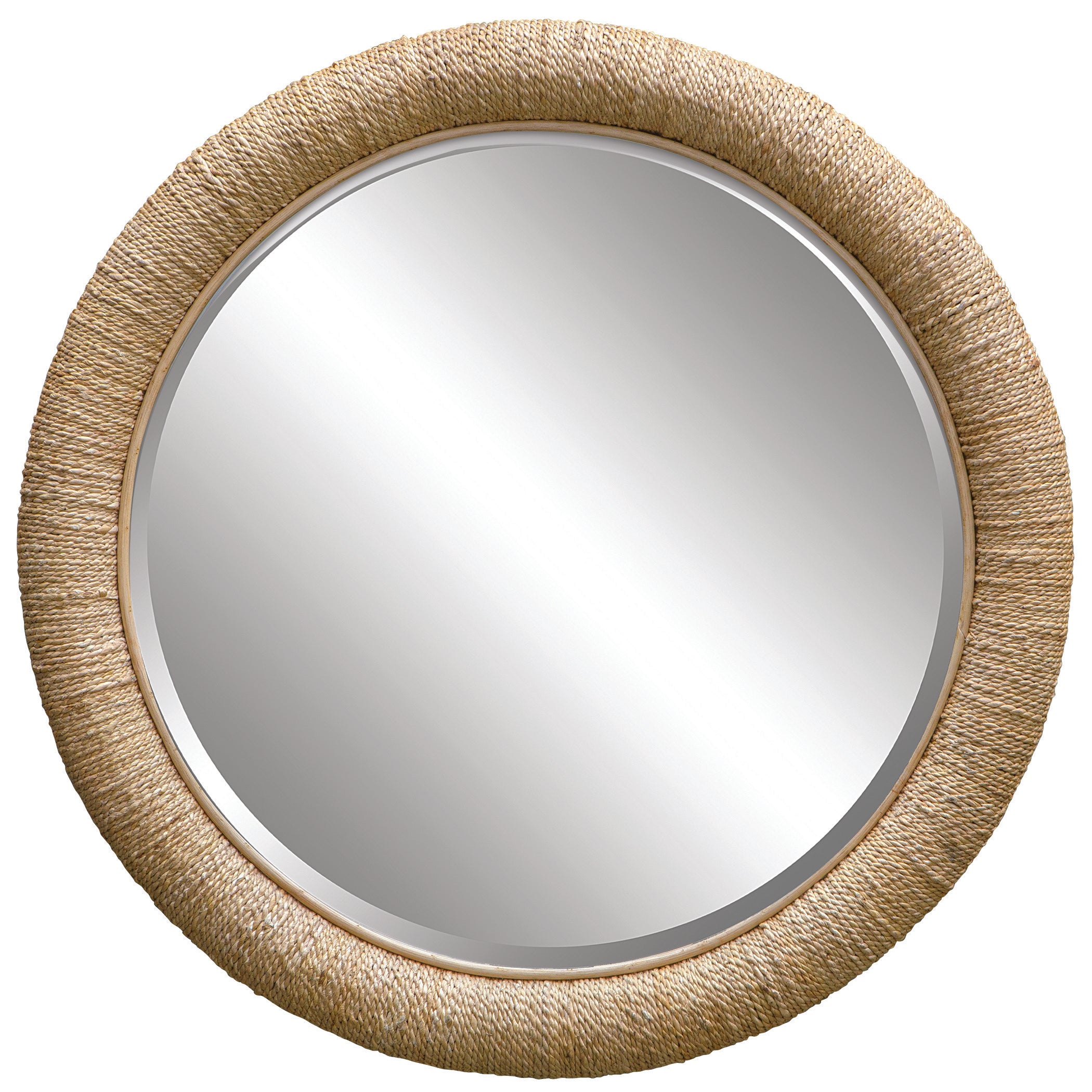 Mariner Natural Round Mirror by Uttermost