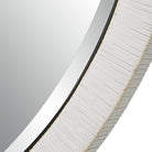 Granada Whitewash Round Mirror by Uttermost