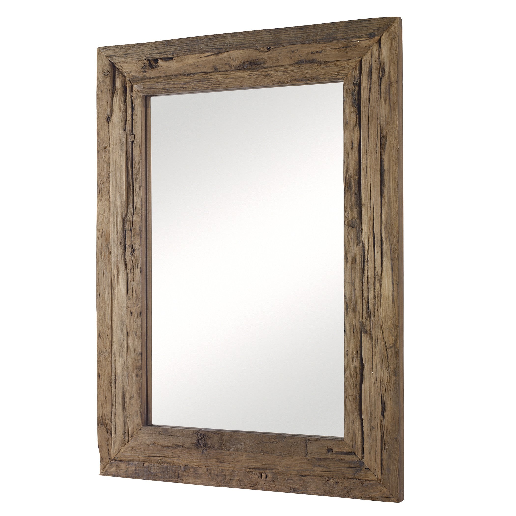 Rennick Rustic Wood Mirror by Uttermost