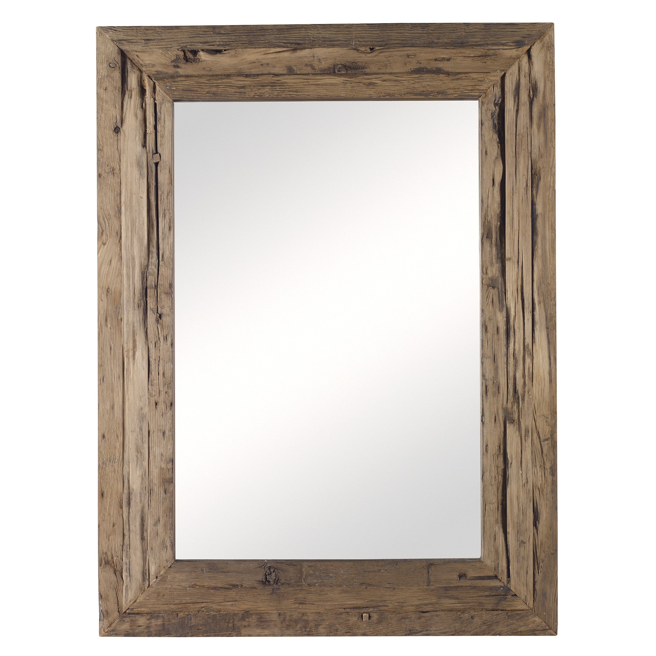 Rennick Rustic Wood Mirror by Uttermost