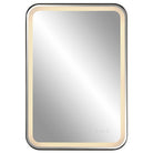 Crofton Rectangular Light Up Mirror in Black by Uttermost