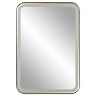 Crofton Lighted Brass Vanity Mirror by Uttermost