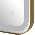 Crofton Lighted Brass Vanity Mirror by Uttermost