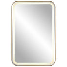 Crofton Lighted Brass Vanity Mirror by Uttermost