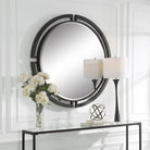 Quadrant Modern Round Mirror by Uttermost