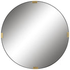 Clip Modern Round Mirror by Uttermost
