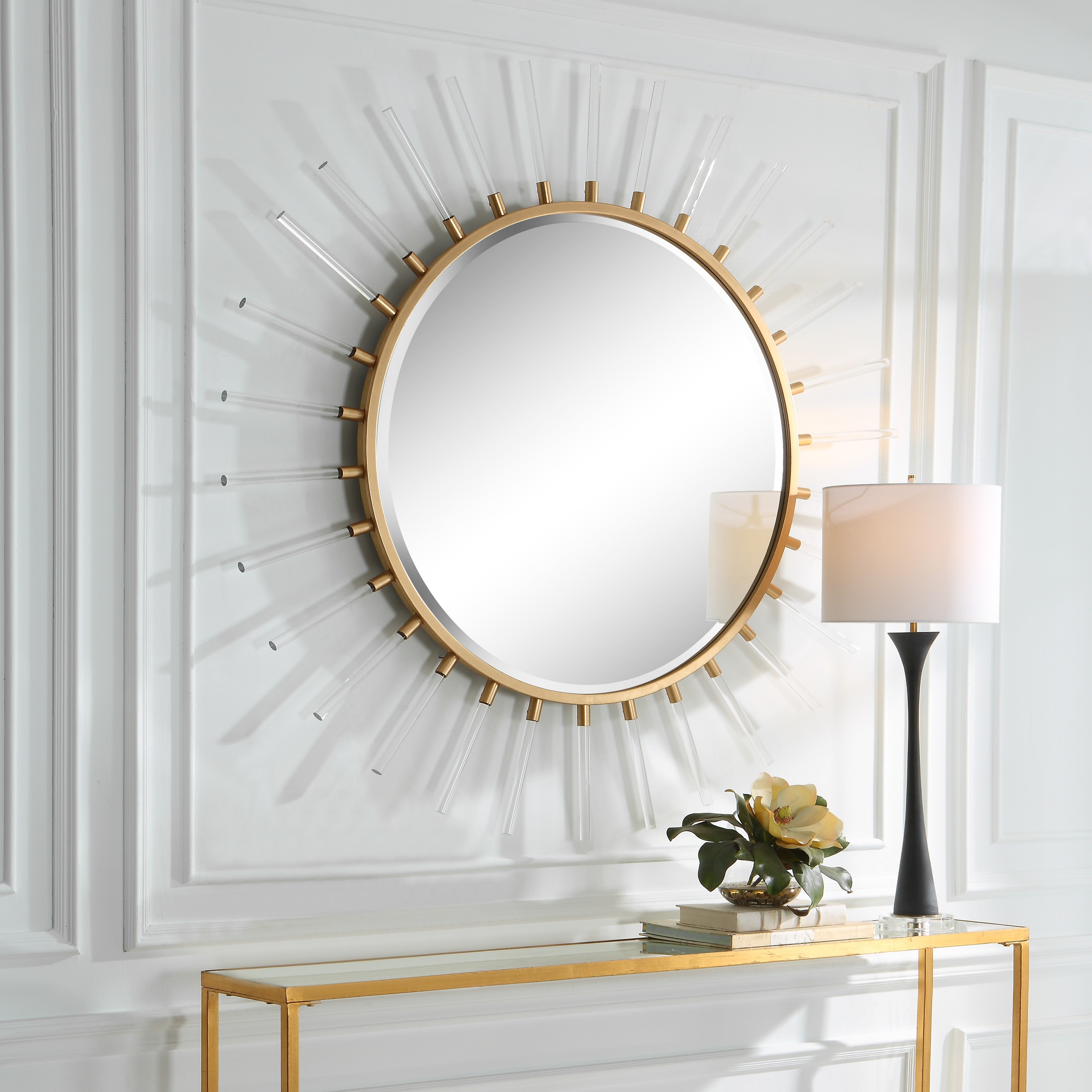 Oracle Round Starburst Mirror by Uttermost