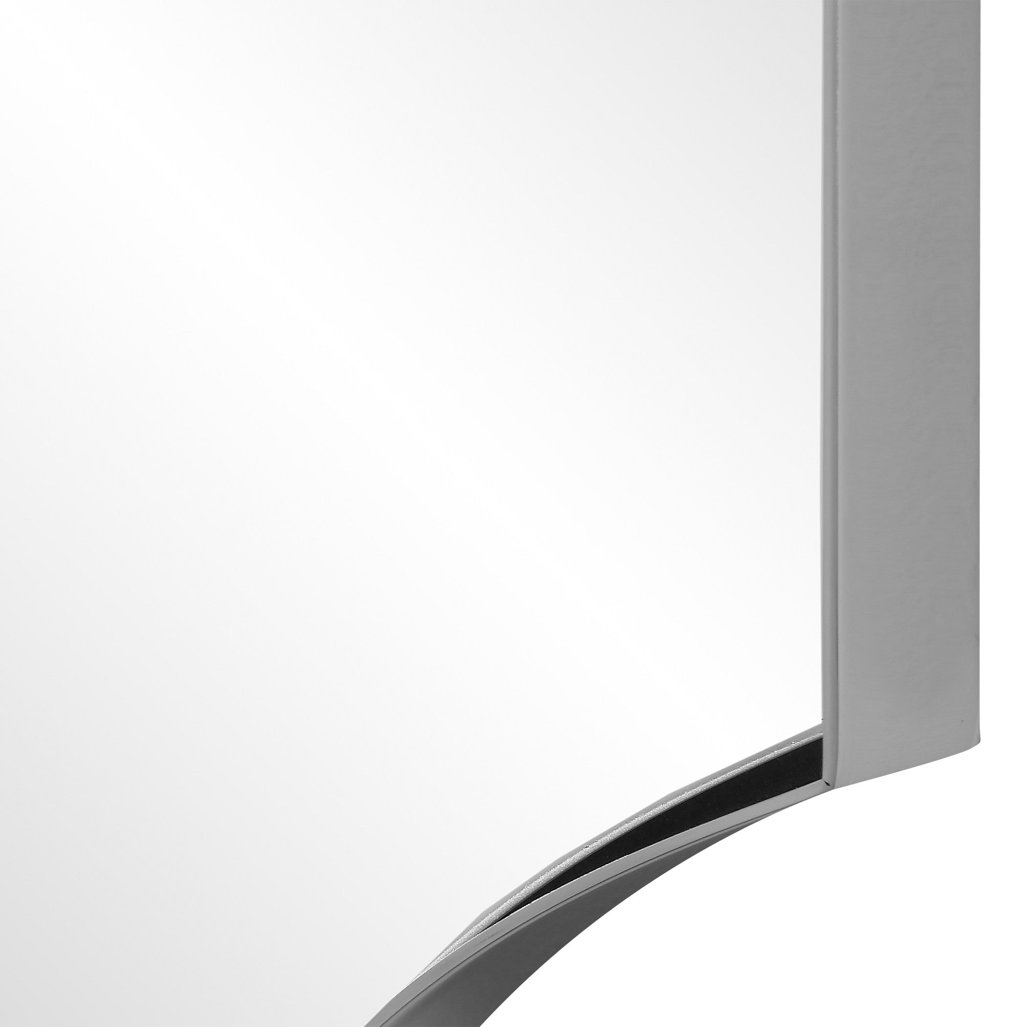 Lennox Nickel Tall Mirror by Uttermost