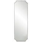 Lennox Nickel Tall Mirror by Uttermost