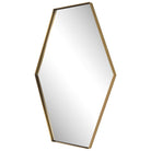 Ankara Brass Hexagon Mirror by Uttermost