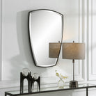 Crest Curved Iron Mirror by Uttermost