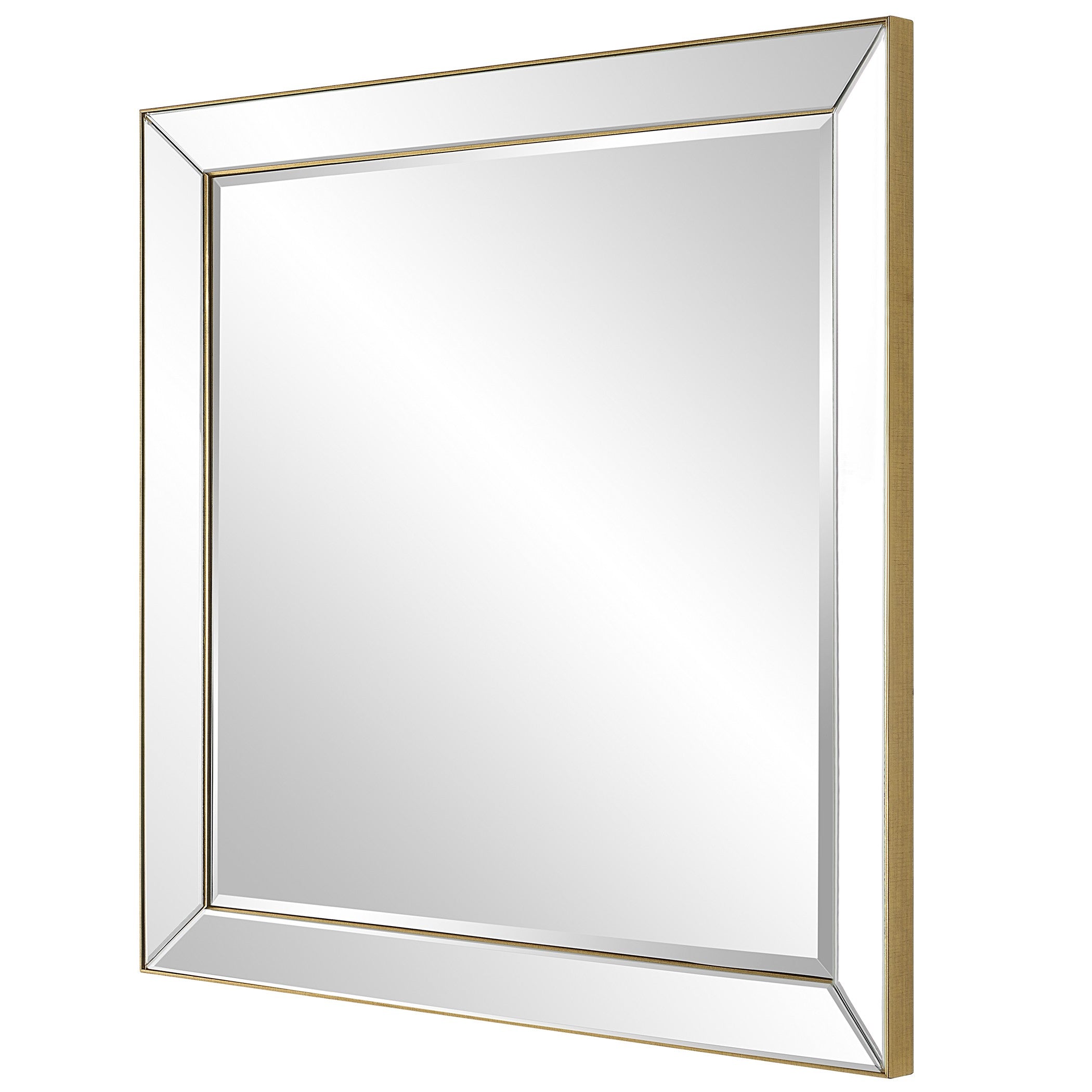 Lytton Gold Square Mirror by Uttermost