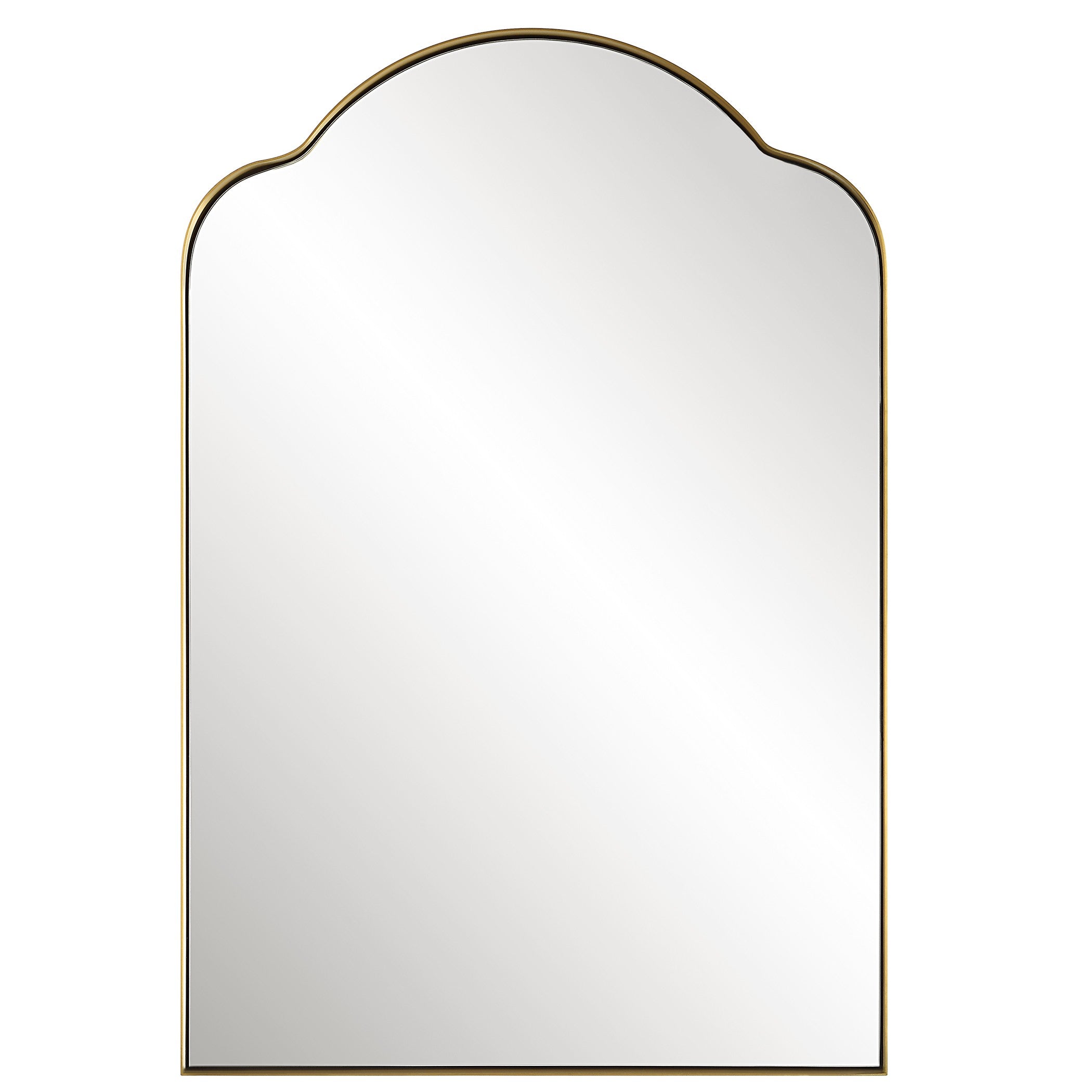 Sidney Arched Mirror in Brass by Uttermost