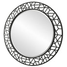 Mosaic Metal Round Mirror by Uttermost