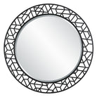 Mosaic Metal Round Mirror by Uttermost