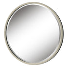 Ranchero White Round Mirror by Uttermost