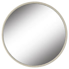 Ranchero White Round Mirror by Uttermost