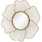 Blossom Gold Floral Mirror by Uttermost