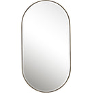 Lago Oval Gold Mirror by Uttermost