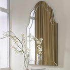 Hovan Frameless Arched Mirror by Uttermost