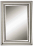 Stuart Silver Beaded Mirror by Uttermost