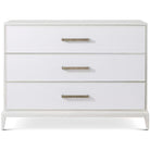 Mizner Small Chest of Drawers with Wallpaper Drawer Fronts by Theodore Alexander