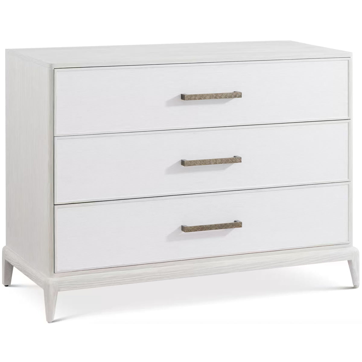 Mizner Small Chest of Drawers with Wallpaper Drawer Fronts by Theodore Alexander