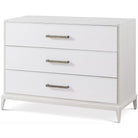 Mizner Small Chest of Drawers with Wallpaper Drawer Fronts by Theodore Alexander