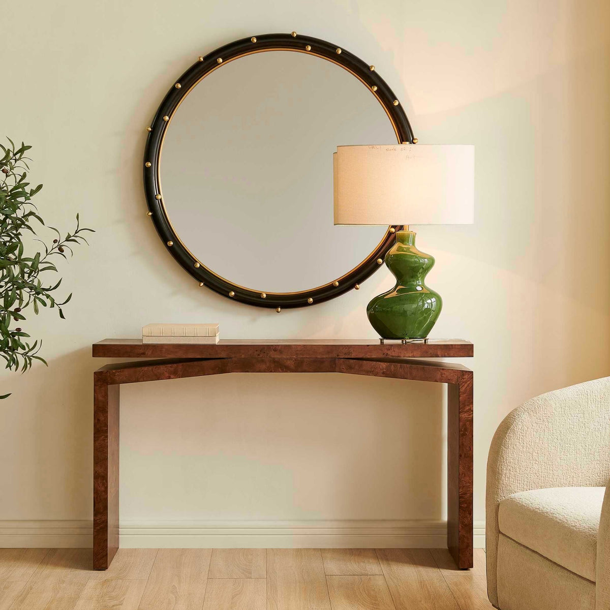 Naoko Burl Wood Console Table by Uttermost