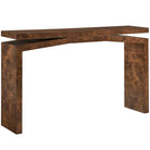 Naoko Burl Wood Console Table Uttermost