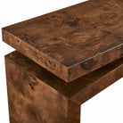 Naoko Burl Wood Console Table Uttermost