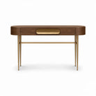 Napa Textured Carmel Oak Wood Console Table Berkeley Designs