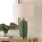 Oakley Table Lamp in Green by Keiichi