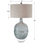 Oceaonna Glass Table Lamp by Uttermost